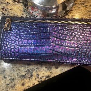 Purple Authentic Brahmin wallet. Like new.